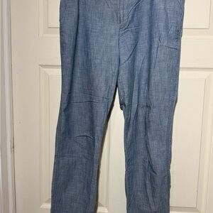 GAP Light Blue Chambray Trousers